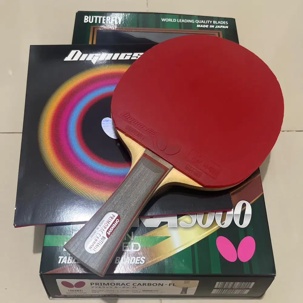 Kayu bet Butterfly Primorac dan karet