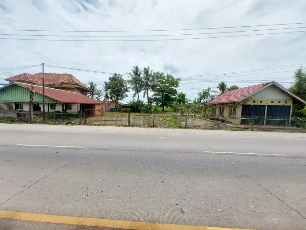 Tanah Pinggir Jalan Kota Palembang Musi 2 dekat Tol Palembang