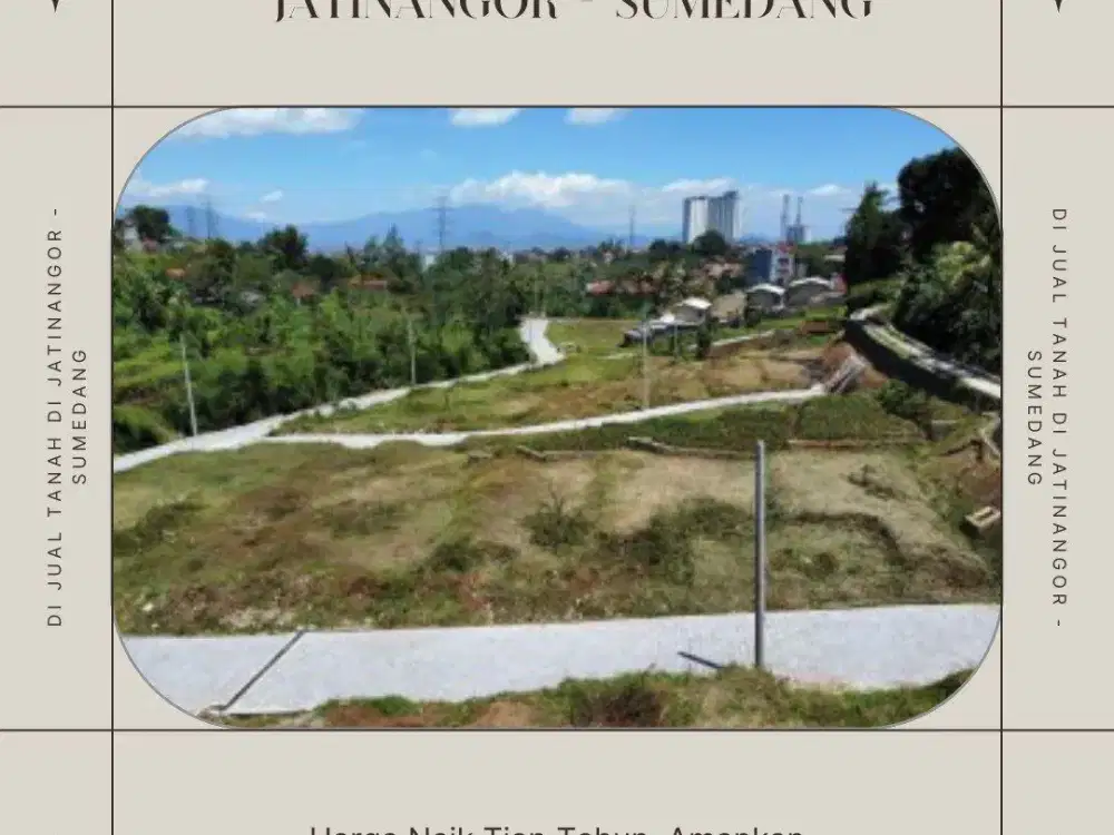 Ini Dia Tanah Kavling yang Anda Cari! Hegarmanah Geulis, Jatinangor. Jangan Sampai Kehabisan!