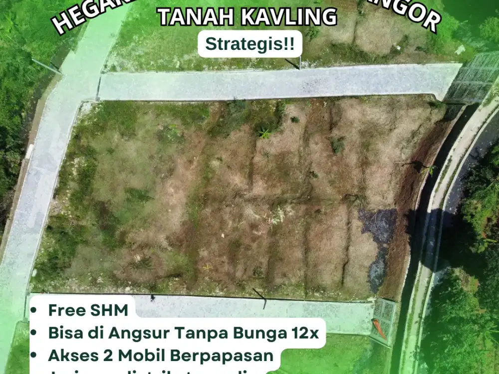 Kavling Hegarmanah GEULIS: SHM, Siap Bangun RUMAH KOST, Potensi Income JUTAAN/Bulan!