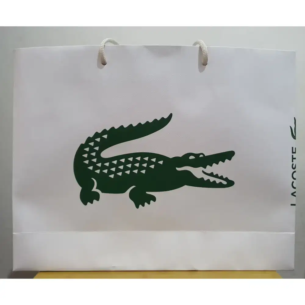 Paper bag lacoste original big size tas tote bag