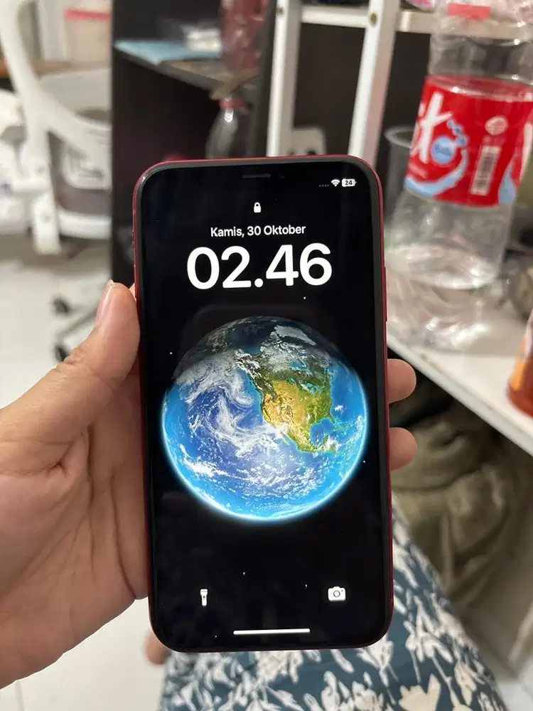 iphone xr red batangan 64 ibox