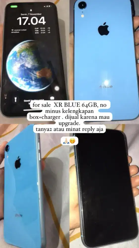 for sale XR blue (cod)