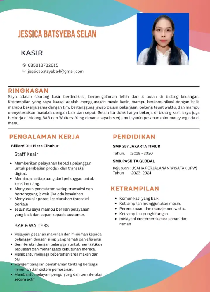 Mencari Pekerjaan Kasir