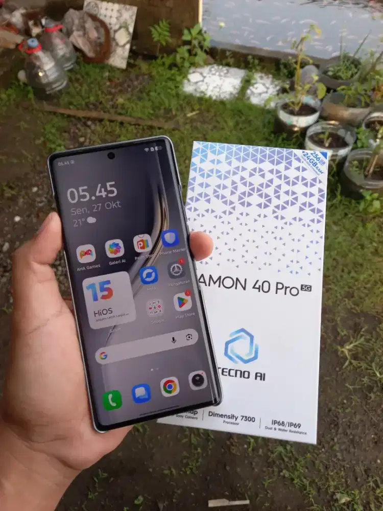 Tecno Camon 40 Pro 5G 12/256 Hanya Buka Dus