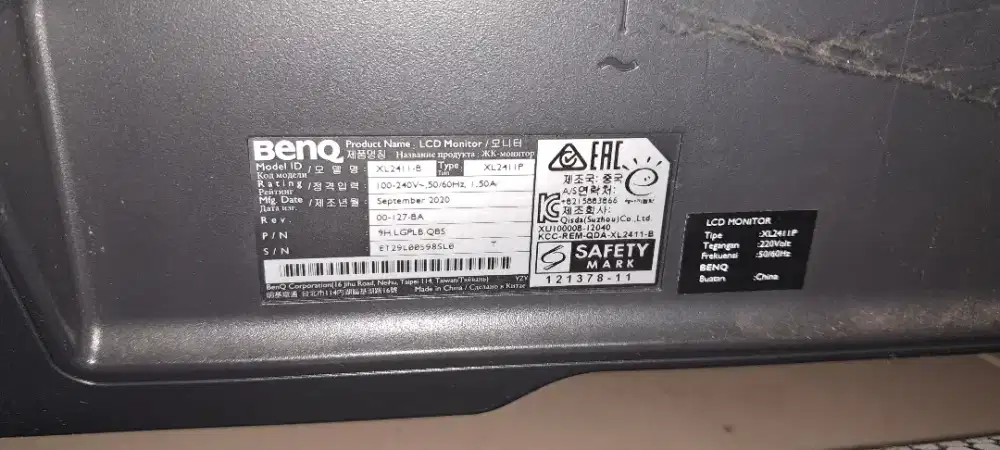 Monitor benq XL2411P