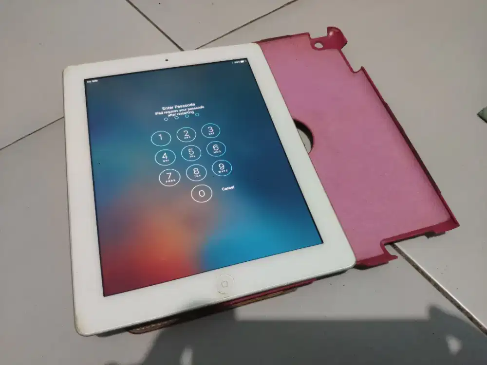 iPad 64GB Normal semua cuma lupa password