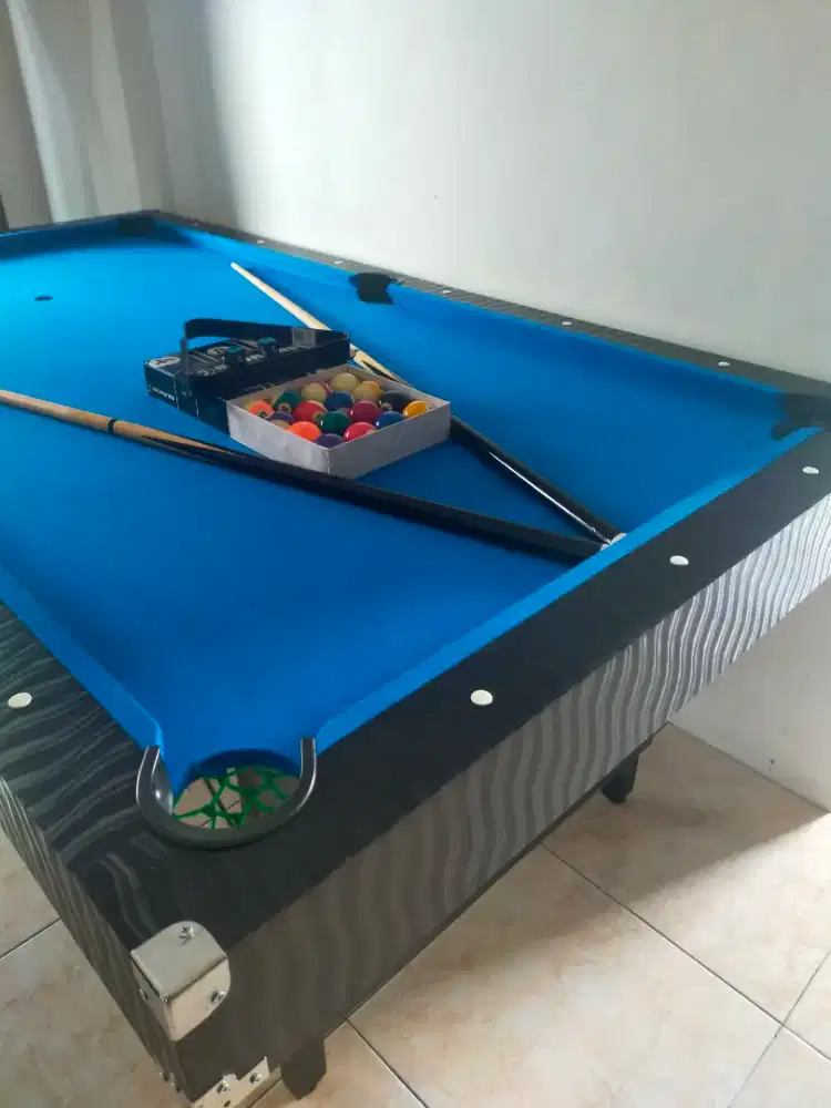 meja bilyard 7 feet ( kaki lipat )