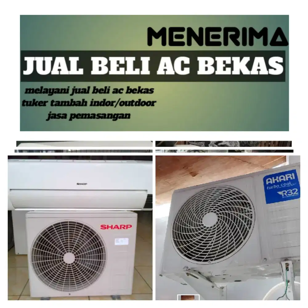 Terima ac bekas rusak