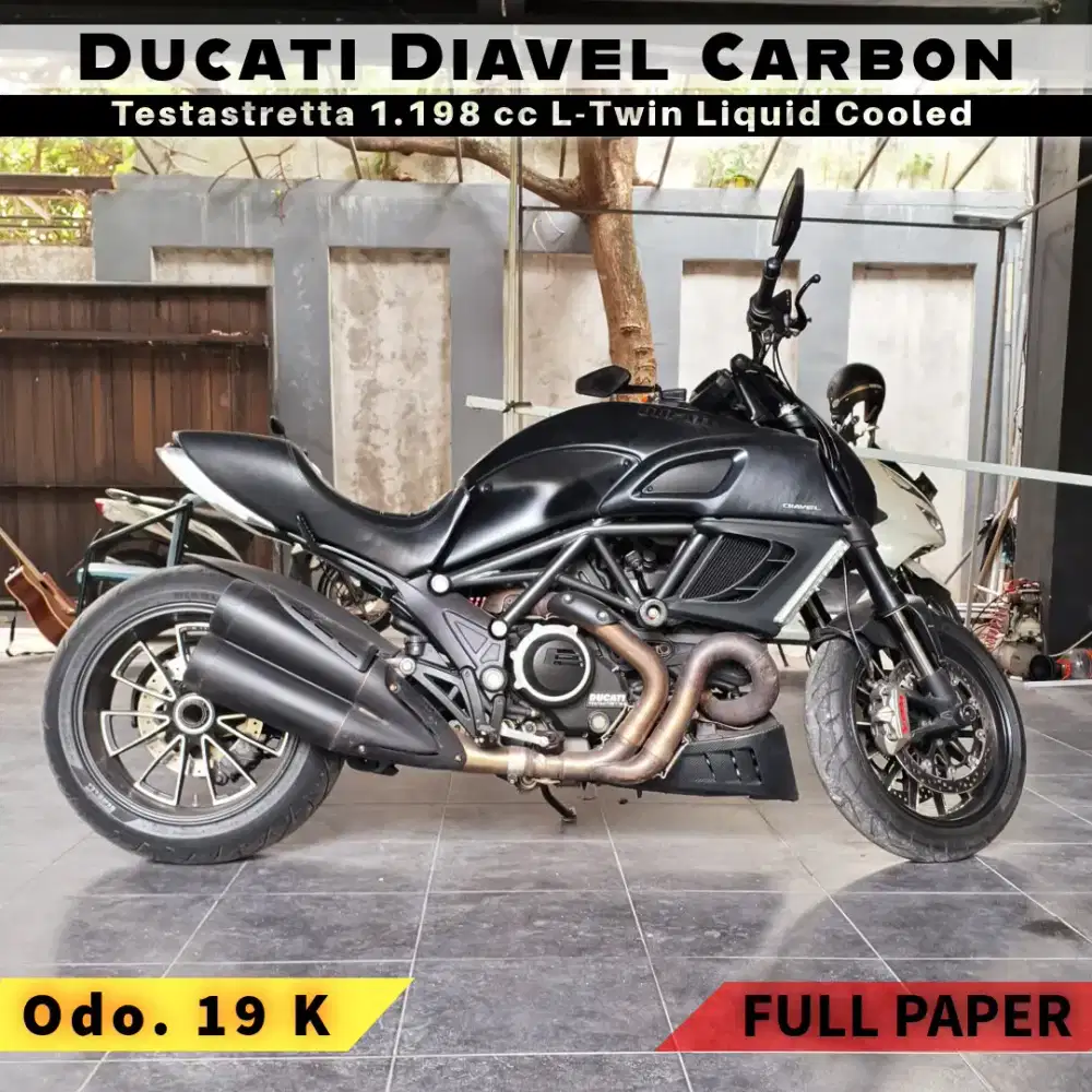 Ducati Diavel 1.200cc Testastretta Carbon 2013 KM.19.xxx ( FP )