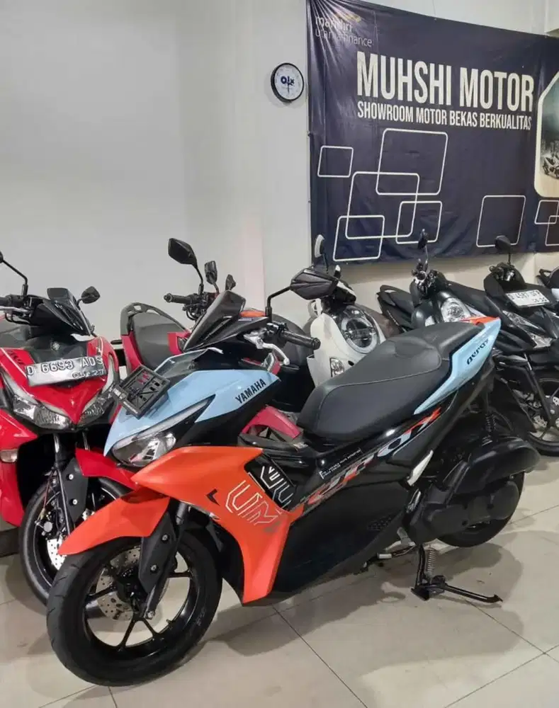 AEROX VVA CONNECTED 2024, SEPERTI BARU, MUHSHI MOTOR.