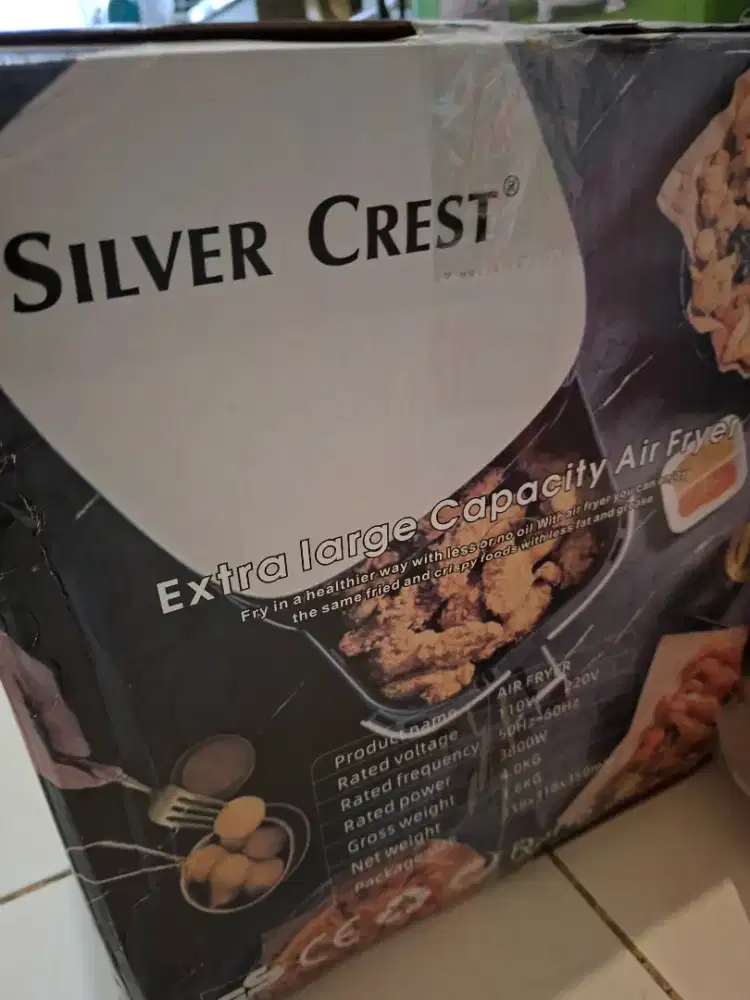 Air Fryer - Silver Crest - Extra Large Capacity Air Fryer