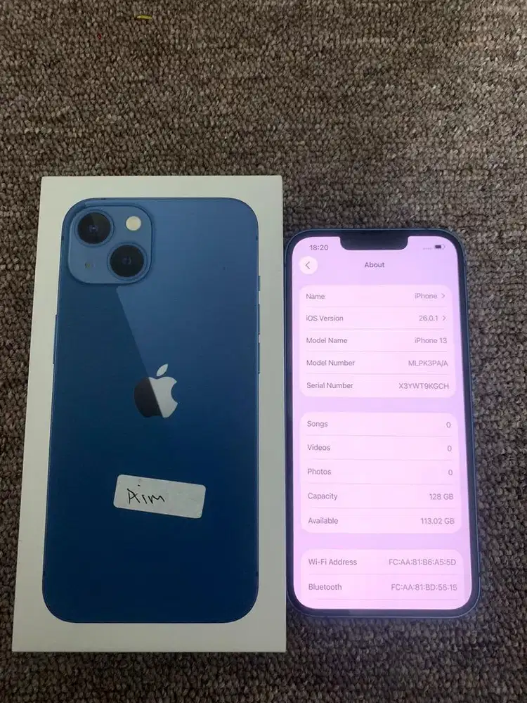 iPhone 13 128gb iBox blue