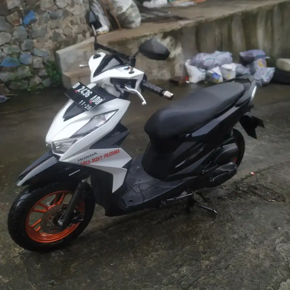 Beat 2021 tangan pertama . Mesin orian lecet pemakaian