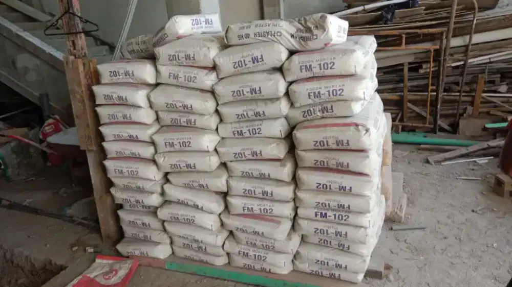 Mortar Merk Focon ( Perekat bata ringan / Plesteran / acian )