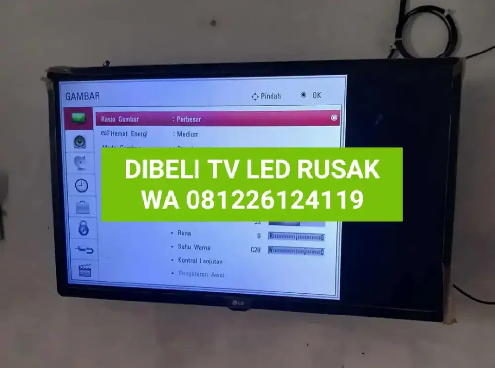 DIBELI TV LED Rusak