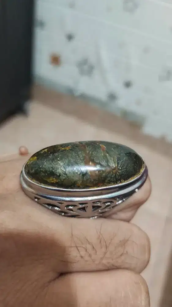 Akik Badar Perak size Jumbo