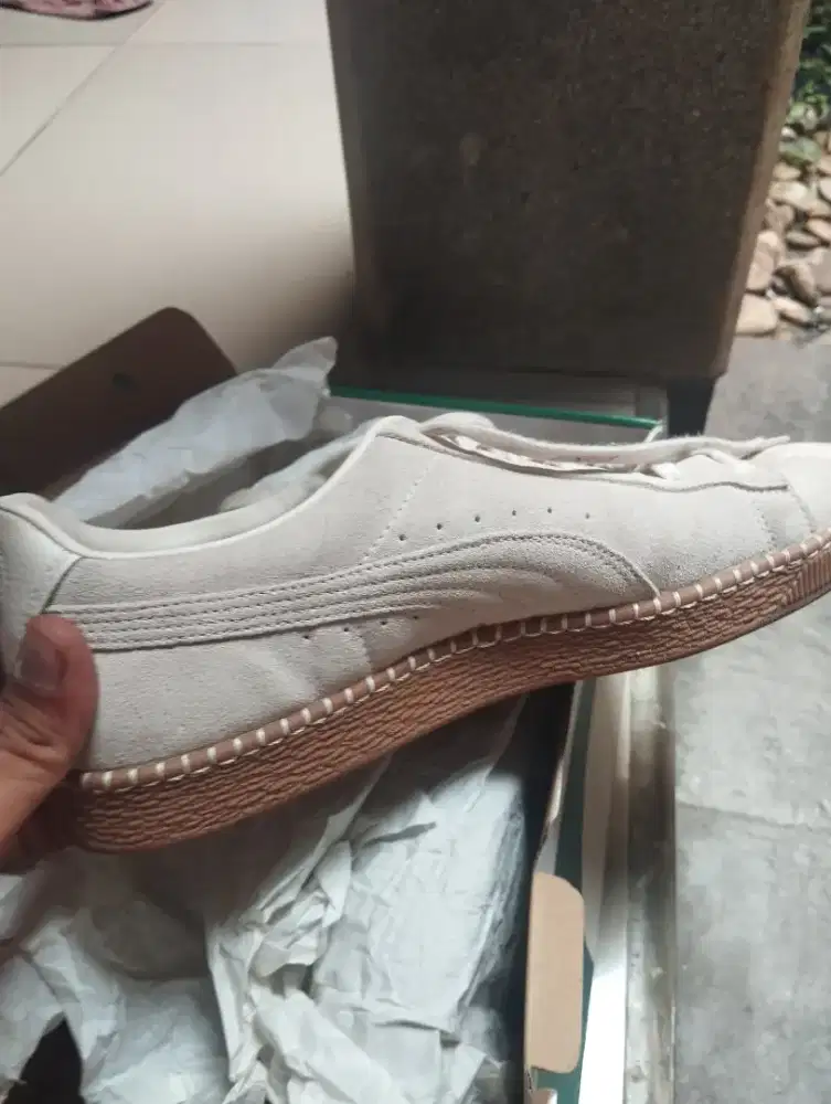 Sepatu Puma Suede Classic Blanket Stitch Uk. 44