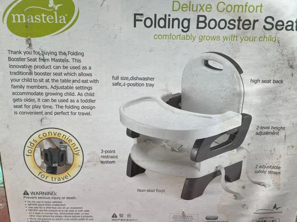 kursi makan dan bouncer anak