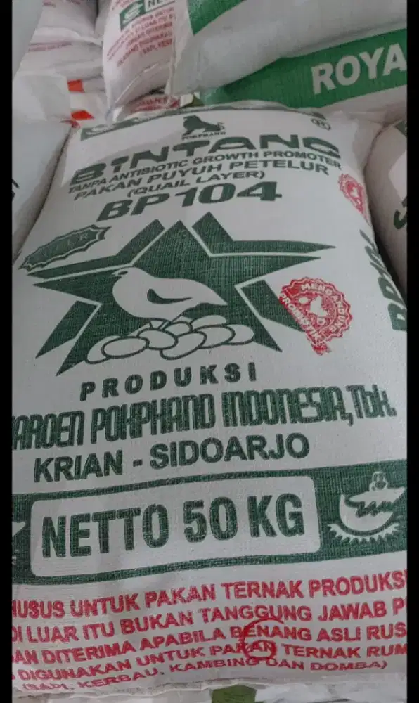 Pakan puyuh petelur bp104 pohphand