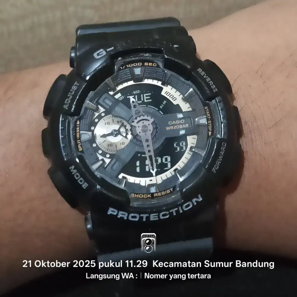 Casio G Shock GA 110 RG 1A ORIGINAL