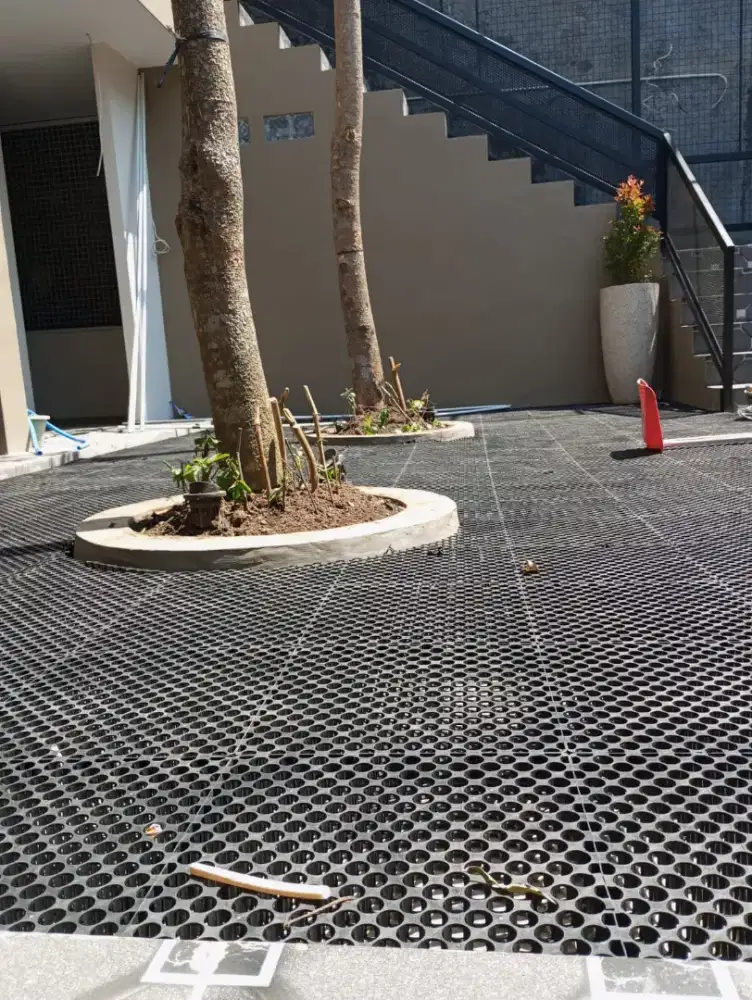 Drainase cell alas rumput sintetis dan alas untuk pot pot tanaman hias