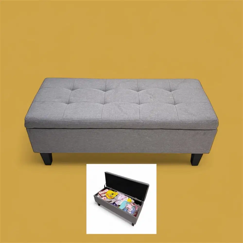 Informa Sofa Bench Stool Chair with Storage Penyimpanan