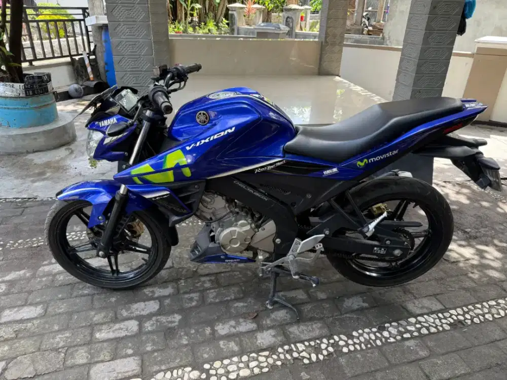 Yamaha Vixion New movistar THN 2018 plat AD Klaten