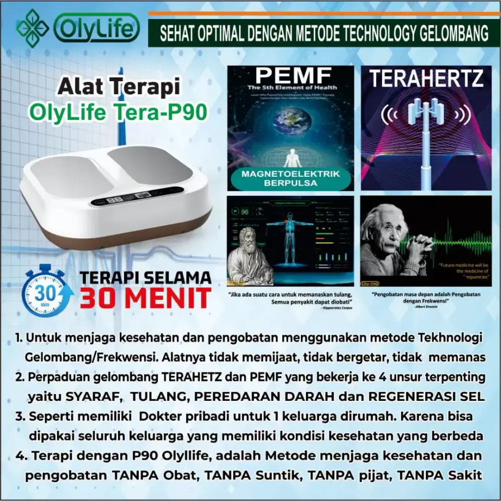 Mesin Ajaib THz Tera - P90 Mengatasi Berbagai macam penyakit