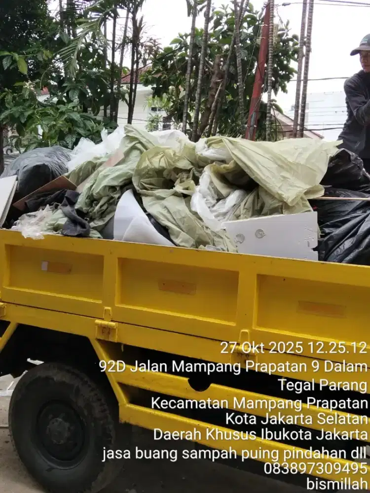 Jasa buang puing murah