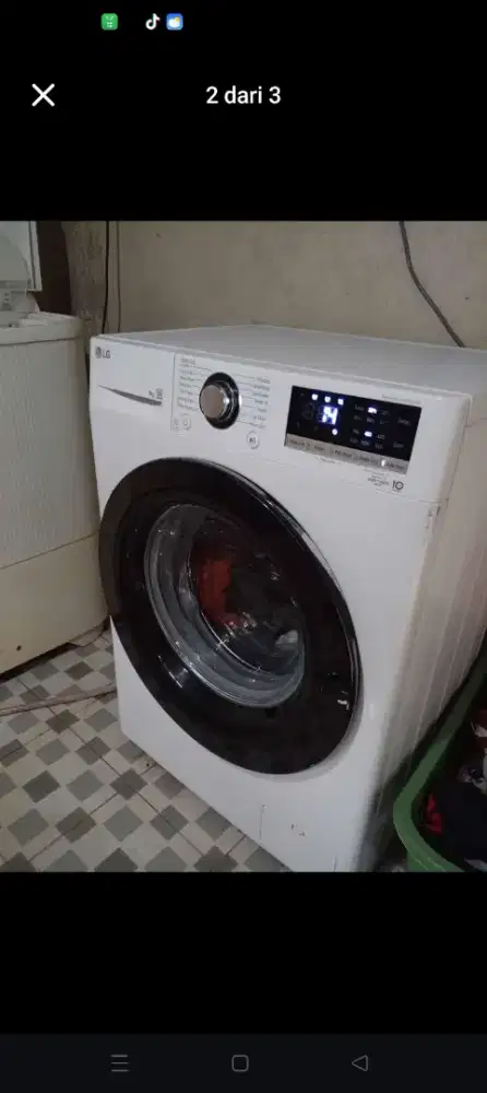 Mesin cuci LG front loading
