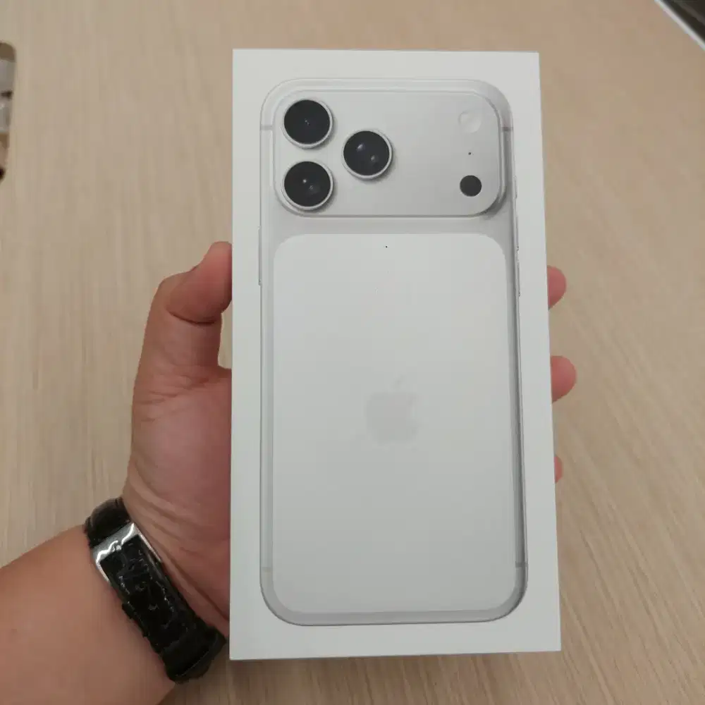 IPHONE 17 PRO MAX 256GB SILVER GARANSI RESMI IBOX