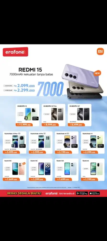redmi 15 8GB 256gb