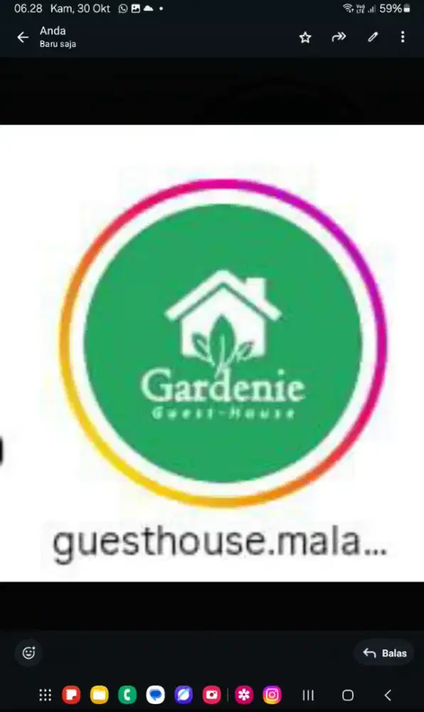 Sewa rumah ful isi AC Wifi harian Griyashanta suhat polinema UB malang