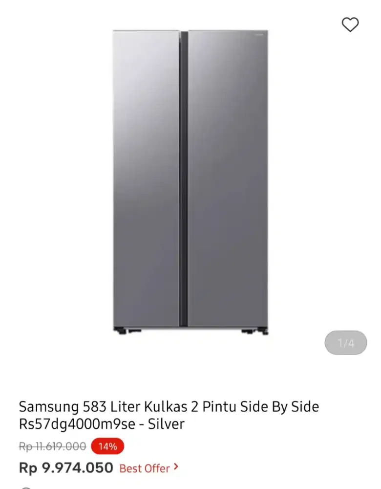 KULKAS SBS SAMSUNG 583 liter