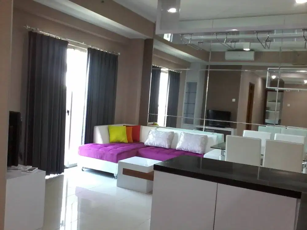 DISEWAKAN APARTEMEN WATERPLACE 2BR PENTHOUSE FULL FURNISHED LENGKAP