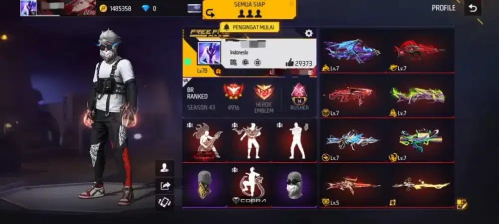 Promo terbaik akun free fire