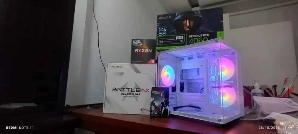 PC Ryzen 5 5500 RTX 4060 8GB RAM 16GB