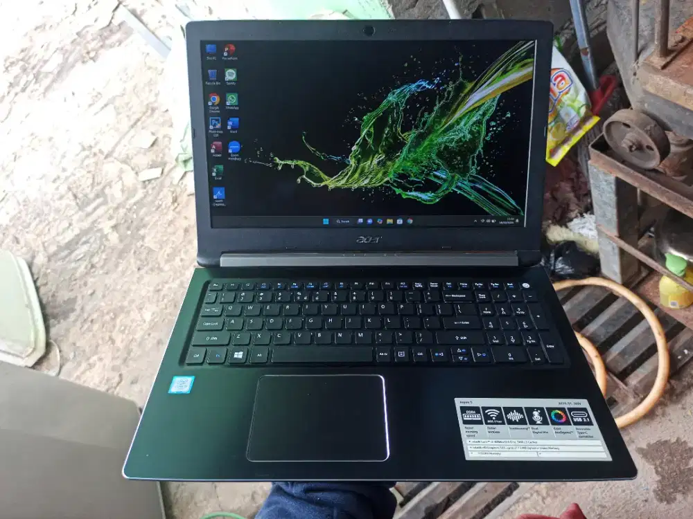 Laptop Acer A515-51 Ram 8gb SSD nvme 128+500gb