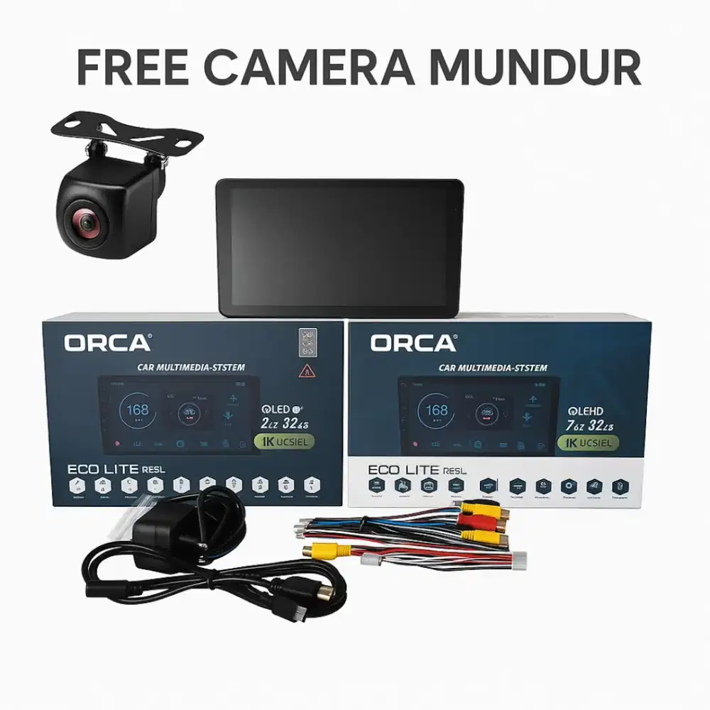 Promo headunit orca 9 RAM 2/32GB free camera mundur & pemasangan