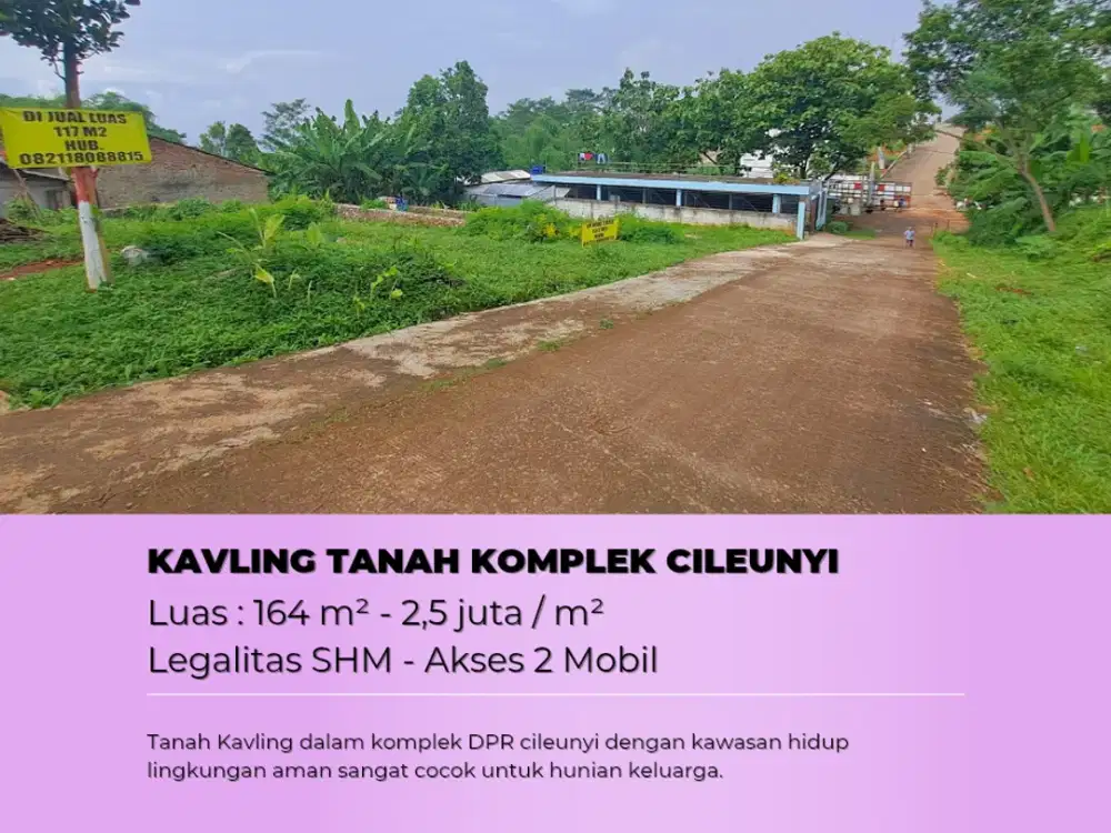 Tanah Siap Bangun Cileunyi Dalam Komplek