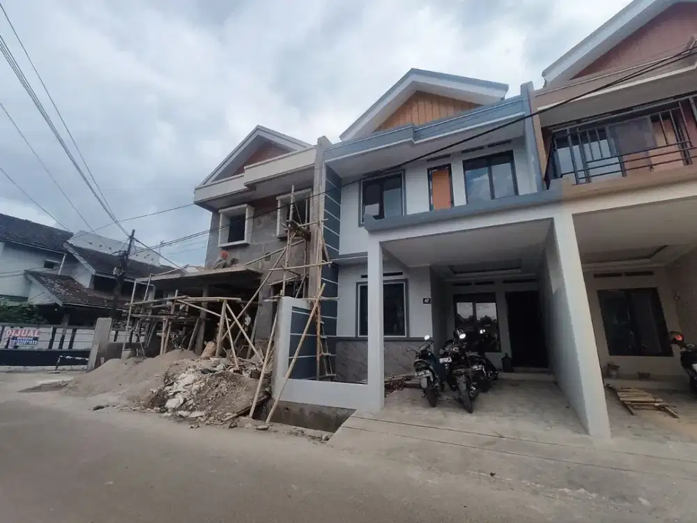 rumah 0n progres 2 unit di turangga turun harga