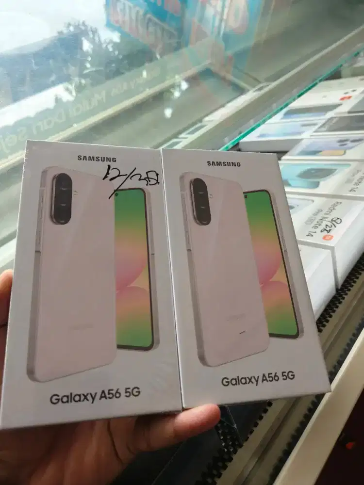 New Samsung galaxy A56 ram12/256 garansi resmi 1 tahun