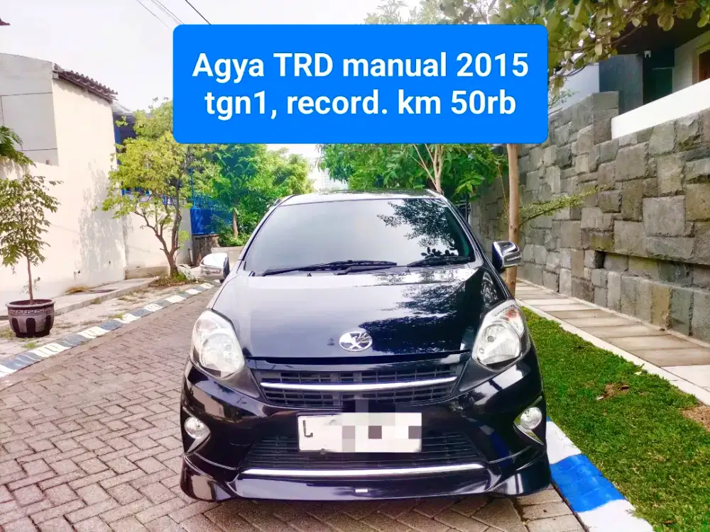 Agya TRD manual 2015,nol spet. Pjk gress. Low km. Nyacat jamin kualat