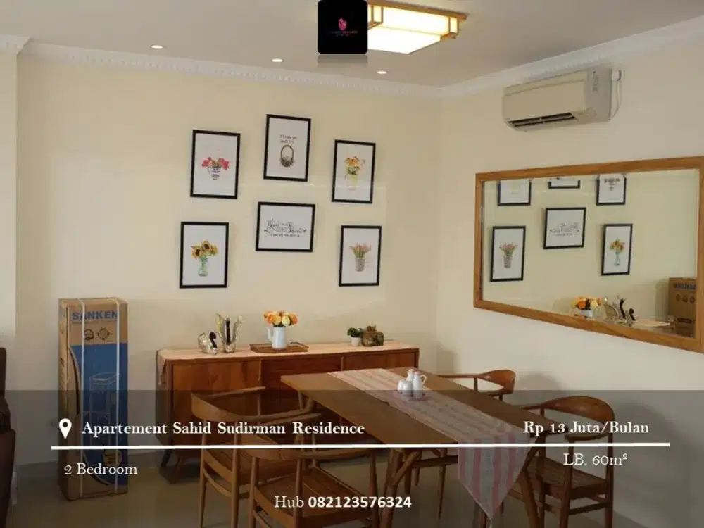 Disewakan Apartement Sahid Sudirman High Floor 2BR Full Furnished