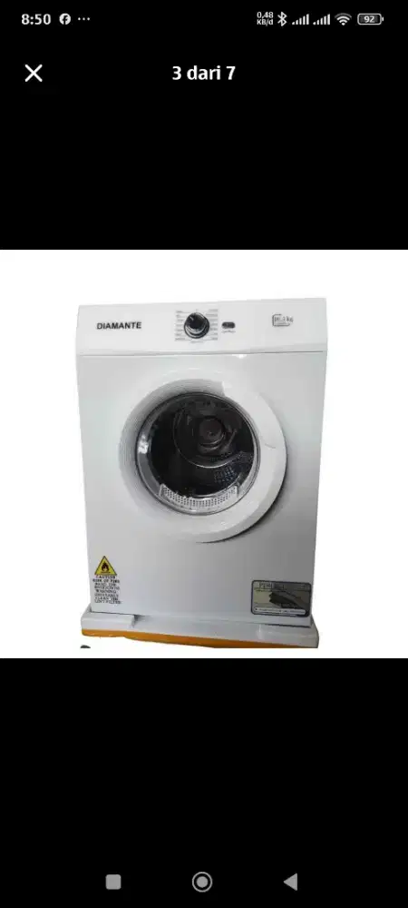 Diamante dryer pakaian