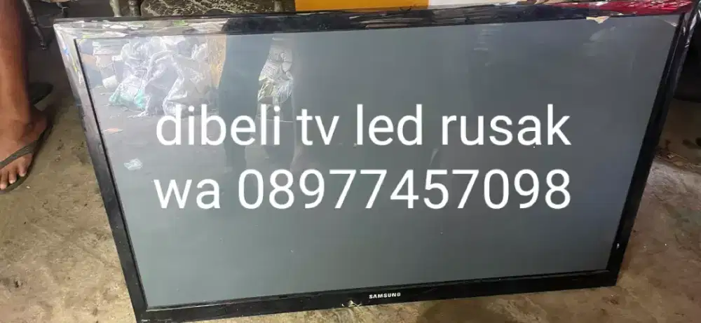 Tv led rusak dibeli