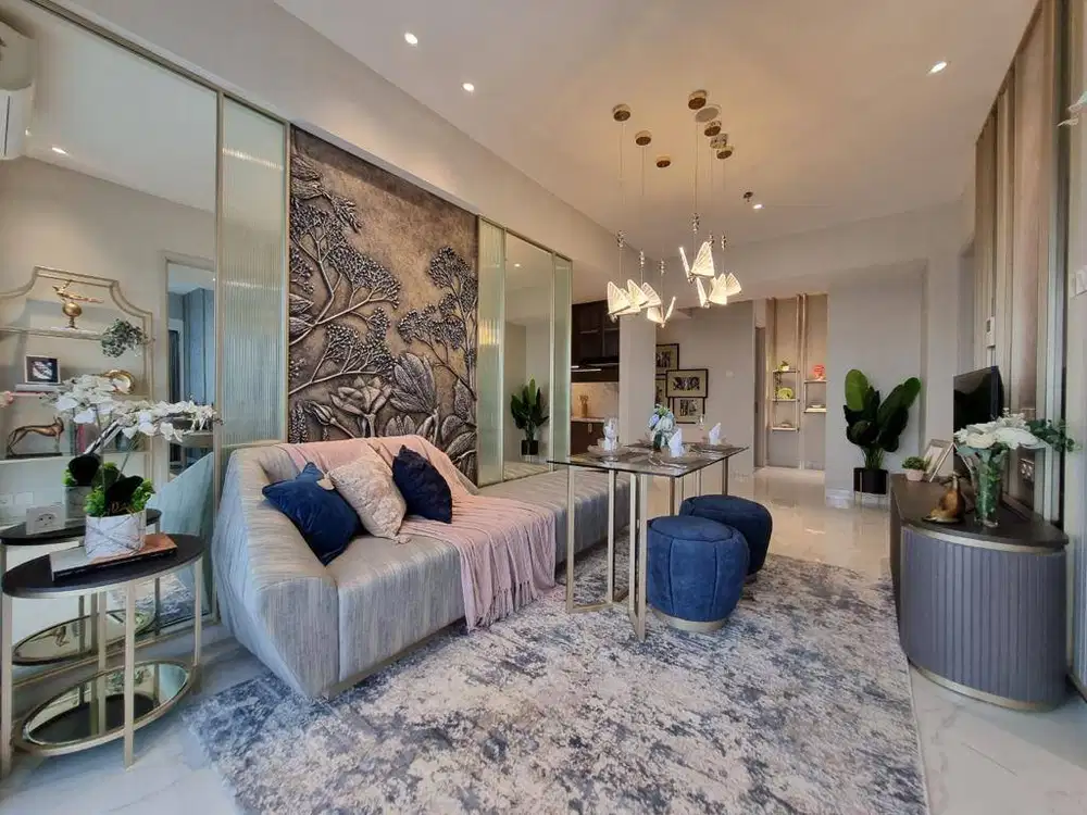 DISEWAKAN APARTEMEN MEWAH LAVIZ 3BR FURNSIHED CANTIK PRIVATE LIFT