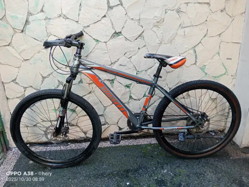 Jual butuh sepeda MTB morelli UK 26 gigi 3x7 speed fungsi normal