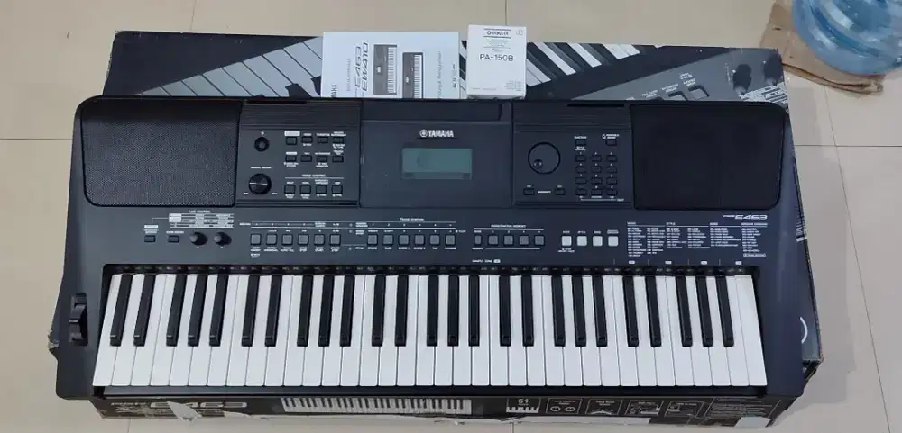 Yamaha PSR E-463 bekas normal, bisa flash disk